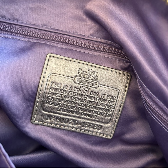 Coach Madison Metallic Satchel - Picture 11 of 15